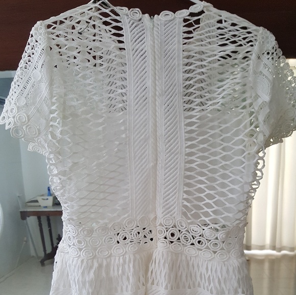 Lace White Dress - Picture 5 of 8